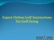 Expert Online Golf Instructions for Golf Swing