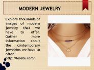 Modern Jewelry