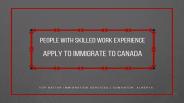Express Entry- A Golden Chance to migrate to Canada