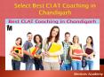 Choosing Best CLAT Coaching Chandigarh | CLAT Coaching Chandigarh PowerPoint PPT Presentation