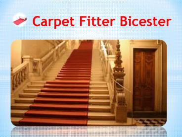 Carpet Fitter Bicester