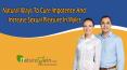 Natural Ways To Cure Impotence And Increase Sexual Pleasure In Males PowerPoint PPT Presentation