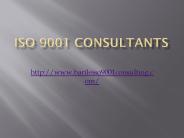 ISO 9001 Consulting Services