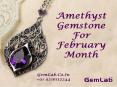 Amethyst Gemstone for February Month PowerPoint PPT Presentation