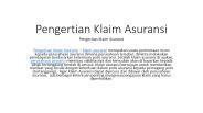 Pengertian Klaim Asuransi