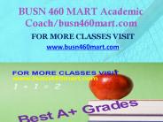 BUSN 460 MART Focus Dreams/busn460mart.com