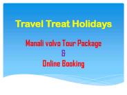 Delhi Manali volvo booking