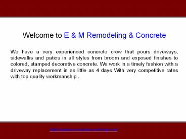 Kitchen Remodelling, Bathroom renovations, General and Concrete Contractor Dallas OR