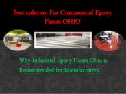 Best solution For Commercial Epoxy Floors OHIO