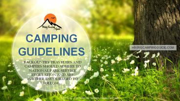 The Ultimate Camping Guide