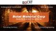 Bolat Materials Corporation PowerPoint PPT Presentation