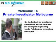 Private Detective Services