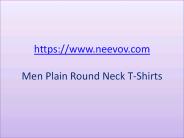 Mens Solid Navy Colour T Shirts