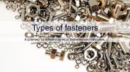 Types of fasteners