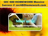 SEC 480 HOMEWORK Massive Success @ sec480homework.com