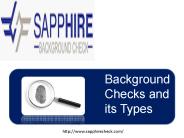 Background Check Services