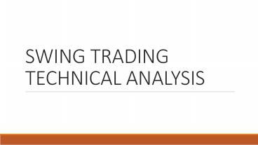 SWING TRADING TECHNICAL ANALYSIS