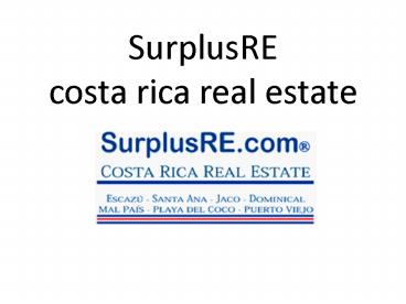 Costa Rica Rentals