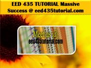 EED 435 TUTORIAL Massive Success @ eed435tutorial.com
