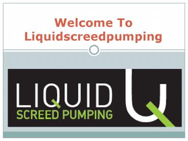 Floor Screeding Contractors