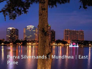 Purva Silversands | Ongoing | Residential Project | Mundhwa | East | Pune