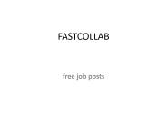 free job posts - fastcollab