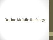 Online Mobile Recharge