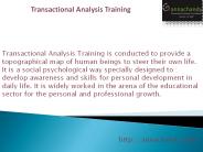 Transactional Analysis Training