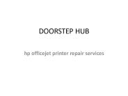 hp officejet printer repair services - doorstep hub