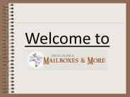 Santa monica mailbox rental