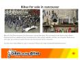 Bikes for sale in vancouver