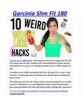 Garcinia Slim Fit 180 PowerPoint PPT Presentation