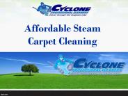 Affordable Steam Carpet Cleaning