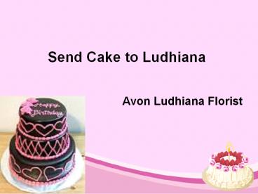 Send Cake to Ludhiana (1)