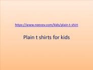 Kids Plain Turquoise Colour Tee Shirts