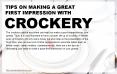 Tips on making a great first impression with crockery PowerPoint PPT Presentation
