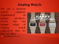 Analog Watch PowerPoint PPT Presentation