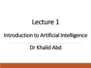Introduction to AI