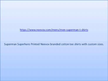 Superman Logo Printed Cotton Hoodie