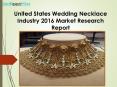 United States Wedding Necklace Industry 2016 Market Research Report PowerPoint PPT Presentation