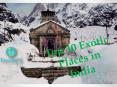 Top 10 Exotic Places in India PowerPoint PPT Presentation