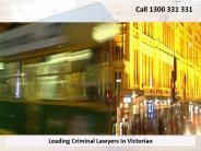 Leading Criminal Lawyers In Victorian