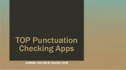 Punctuation Checking Apps