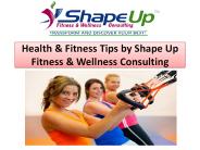 Health & Fitness Tips
