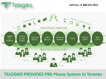 TELOGIKS PROVIDES PBX Phone System In Toronto