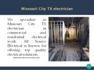 Missouri City TX electrician