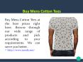 Buy Mens Cotton Tees