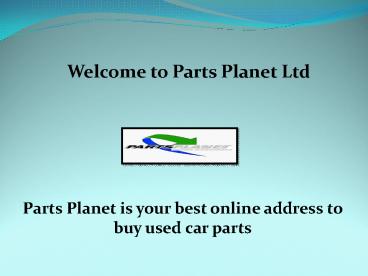 Second Hand Car Parts Online UK, Buy Used Car Parts Online UK