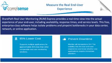 PPT – SharePath Real User Monitoring PowerPoint presentation | free to ...