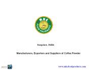 Coffee Powder Manufacturers
